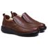 Sapato Casual Conforto Couro Marrom Marrom