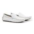 Mocassim Youth Couro Nobuck Branco