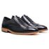 Sapato Oxford Masculino Couro Estampado Cullen Preto