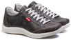 Sapatênis Casual Conforto Couro Cinza 3001
