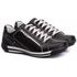 Sapatênis Casual Conforto Couro Preto 3006