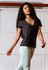 T-Shirt Frelith Gola V Fitness Walk Stretch - PRETO