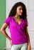 T-Shirt Frelith Gola V Fitness Walk Stretch - FÚCSIA