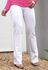 Calça Bailarina Lisa Básica Frelith em Microfibra - BRANCO