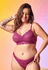 Conjunto Frelith Top sem Bojo Renda - FÚCSIA