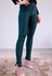 Calça Frelith Alta Zíper Slim Prada - VERDE ESCURO