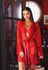 Robe Frelith Tule Transparente Renda Barra - VERMELHO