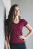 Blusa Fitness Frelith em Microfibra Trabalhada - BORDÔ