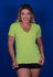 T-Shirt Frelith Gola V Fitness Lisa em Microfibra New Trip - VERDE LIMA