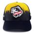 Boné Bad Fish Esporte Pesca Bordado Preto e Amarelo 01