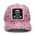 Boné Bad Fish Esporte Pesca Bordado Rosa Militar