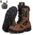 Kit Bota Coturno Militar Cano Medio Fulgore Caça e Pesca + Capa Molinete