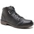 Bota Coturno Cano Baixo Fulgore com Cadarço Preto