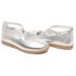 Sapatilha Infantil Feminina Prata Flat Heart