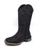 Bota Texana Country Feminina Couro Cano Alto Bordado