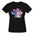 Babylook Preta Warmout Feminina Estampada Stitch Angel