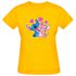 Babylook Amarela Warmout Feminina Estampada Stitch Angel