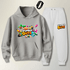 Conjunto Abrigo Moletom Branco Infantil Stumble Guys