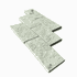 Pedra madeira serrada verde com 0,5m² 19 Peças 11,5x23cm