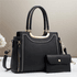 Bolsa Luci - Preto - Acompanha carteira 