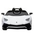 Carrinho Elétrico Lamborghini Aventador Branco 12v