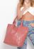 Bolsa Sacola em Couro Griffazzi Rose