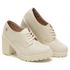 Sapato Scarpin Oxford Stéfani Off White