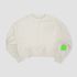 BLUSA MOLETOM SUX OVERSIZED CROPPED OFF WHITE