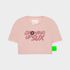 CAMISETA OVERSIZED SUX CROPPED ROSA DONUT