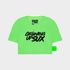 CAMISETA OVERSIZED SUX CROPPED VERDE BOMB