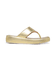 Sandália Flatform Feminina Bia Dourada