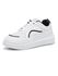 Tênis Anna Feminino Branco e Preto