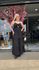 VESTIDO ISABELA LONGO DE ALÇA LANÇAMENTO - Preto