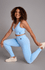 Conjunto Top e Legging Confort Classic Azul bebê