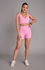 Conjunto Top e Shorts Confort Classic Rosa bebê