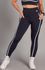 Calça Legging com bolso Level Up Preto e branco 