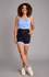 Conjunto Top e Shorts Fast Azul bebê