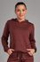 Blusa Canguru Moletinho Glow Marrom