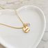 Colar Medalha P Personalizada Folheado em Ouro 18k