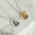Kit 3 - 2 Colares medalha M Personalizadas - 1 banho Ouro 18k e 1 banho Prata 925 