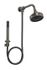 Kit de Chuveiro Deca Acqua Plus com Desviador e Ducha Manual Dark Antracite - 1990.GFMT.STDKIT.N