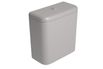 Caixa Acoplada Deca Monocromática Carrara com Acionamento Duo Soft Antracite CD.11F.SFAT.85
