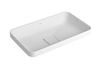 Cuba de Sobrepor Deca Retangular 50cm Slim Branco - L.23050.17