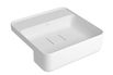 Cuba Deca De Semiencaixe Quadrada Com Mesa 40CM Slim Branco - L.61040.M.17