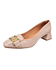 scarpin verniz nude