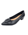 scarpin couro preto
