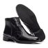 Bota Feminina em Couro Detalhe em Laser - Preto