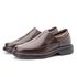 Sapato Masculino Confort Gel em Couro Marrom