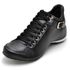 Bota Feminina Confort em Couro Preto com Fivela