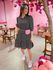 Vestido Maitê Preto Corações